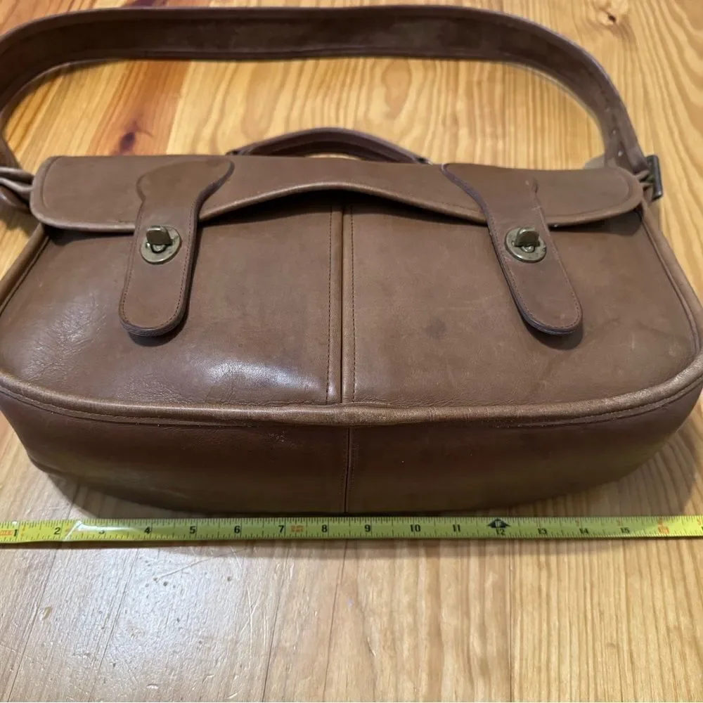 Vintage Coach Musette Leather Messenger Bag Briefcase Laptop Bag 238-5643